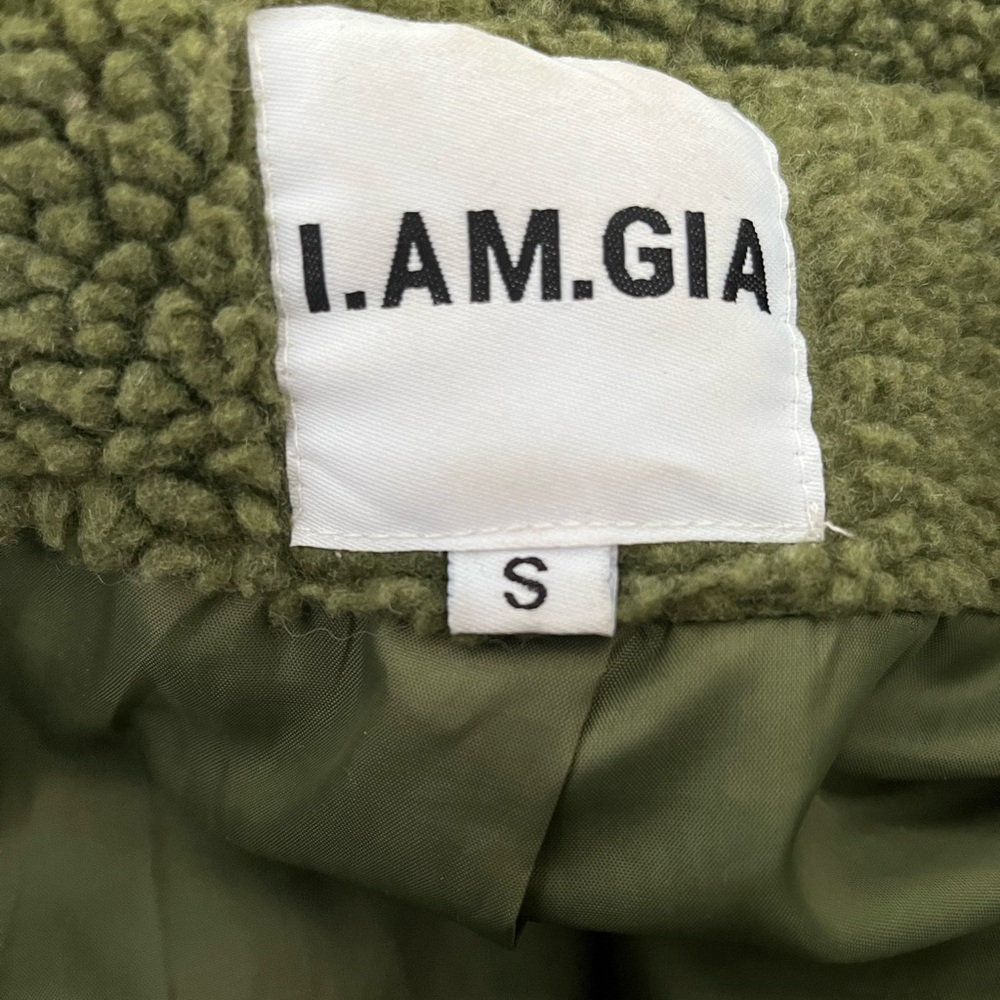 Teddy Coat Green I AM GIA